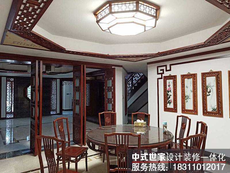 荣昌中式家装柱子到底如何设计,家庭装修中式里要注意哪些问题