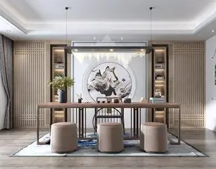 荣昌新中式风格茶室如何规划设计